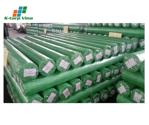 140 GSM PE TARPAULIN - GREEN SILVER COLOR- MADE IN VIETNAM - ROLL FORM - MYANMAR MARKET