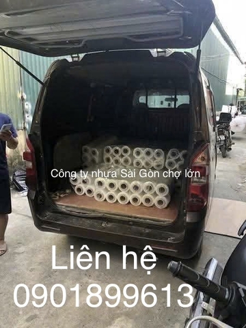 Màng PE dài 50 cm màu trắng dùng để quấn Hàng hoá