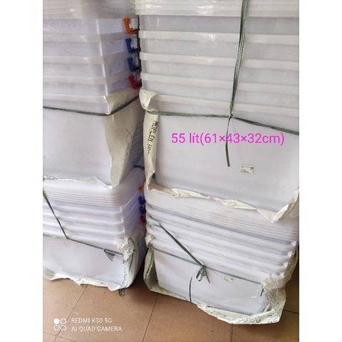 thùng vuông 90 lít,55 lít duy tân