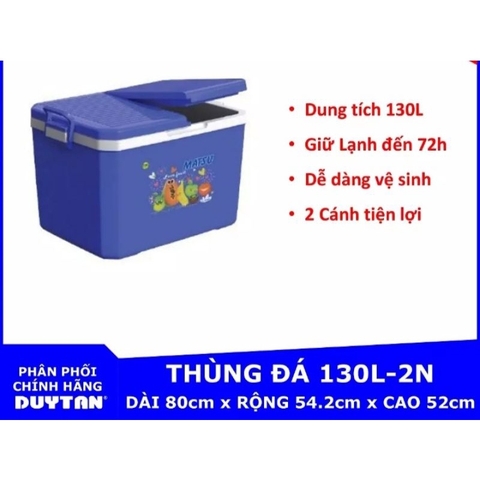 [Giảm giá sốc  28% ] Thùng đá 130 lít 2 ngăn và 1 ngăn lớn Duy Tân cao cấp