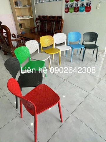 Ghế nhựa đúc caffe nhập khẩu Hol sankyo cao cấp loại 1