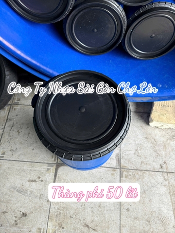 Thùng phi nhựa 50 lít