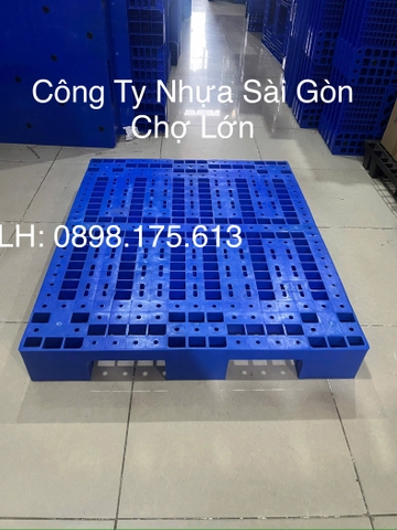 Pallet nhựa PL01-LS Kích thước: (L1200 x W1000 x H150)
