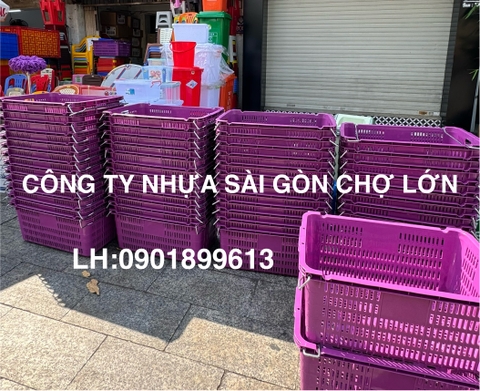 Sóng quai sắt màu tím đựng thanh long