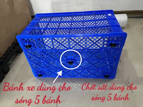 Bánh xe dùng cho sóng 5 bánh và sóng 8 bánh