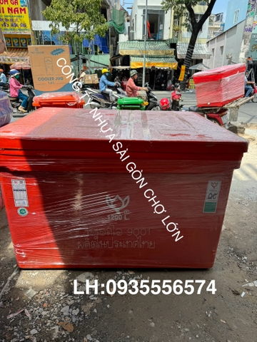 Thùng đá Thái Lan nhập khẩu 1200 lít không chân chính hãng