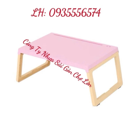 Bàn học sinh ngồi bệt KEN - Qui Phúc, nhựa cao cấp, có khe đựng bút & Ipad🌸