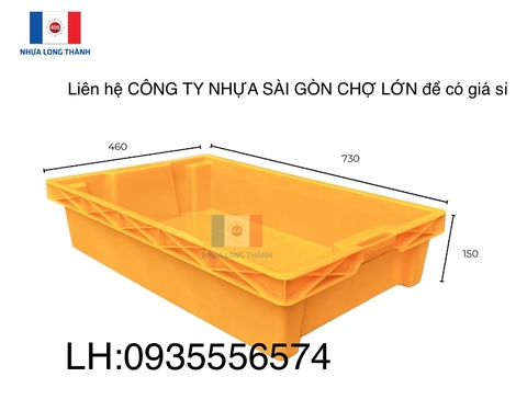 Sóng nhựa bít HS045-SB (73*46*15 cm)