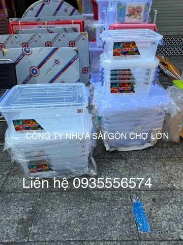 Thùng nhựa trong 30 lít Hiệp thành