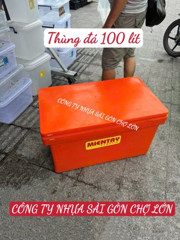 Thùng giữ lạnh 100lit nắp rời, bảo quản thực phẩm không cần dùng điện, giữ lạnh siêu lâu ☘️