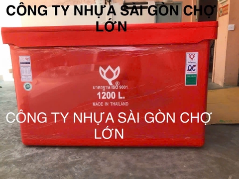 Thùng đá 1200 lít nhập khẩu trực tiếp Thái Lan với giá rẻ giữ lạnh siêu lâu🌸