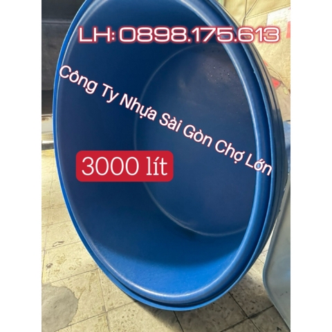 Thùng tròn nuôi cá 3000 lít (229*200*87 cm) 🌸