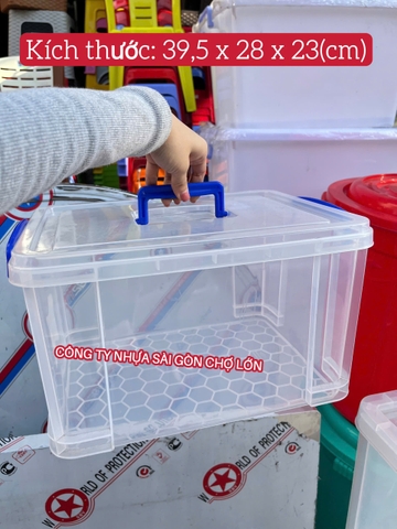 Hộp Indo nhựa Song Long 2552 (Kích thước: 39,5 x 28 x 23(cm)☘️