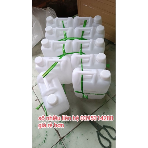 combo  5 can nhựa  dẹp 5 lít ( hương phát và di đại hưng)