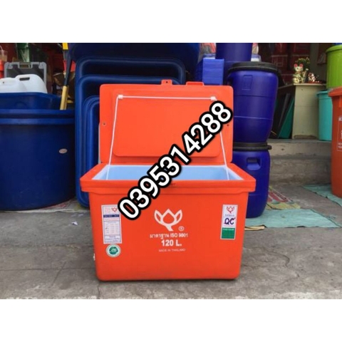 Thùng đá Thái Lan 120 lít nhập khẩu ( 2 da)