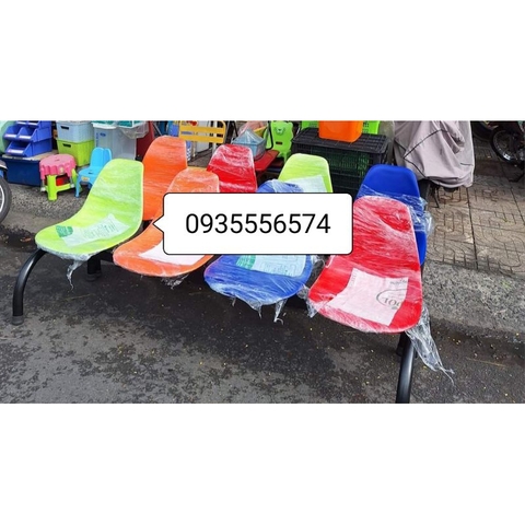 Ghế Băng chờ  4 ghế  sườn sắt DONA Qui phúc