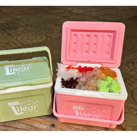 Thùng đá BIBi  đựng trà sửa  1,5 lít hót tren