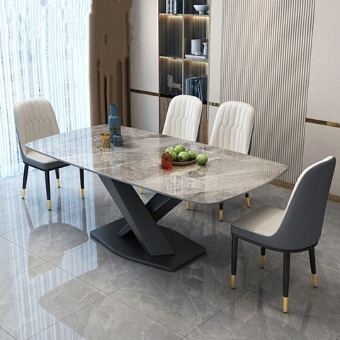 Bàn ăn Vi Tinh Thể 120x70 đẹp cho căn hộ