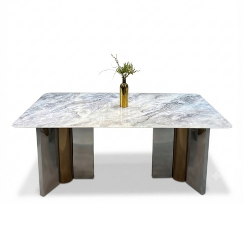 Bàn ăn Diana mặt đá Ceramic cao cấp