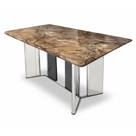 Bàn ăn Evelyn mặt đá Ceramic cao cấp