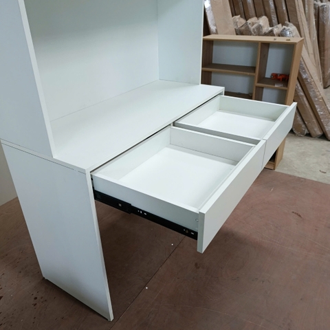 Bàn học liền giá sách MDF cao 2m5