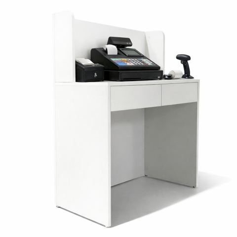 Bàn Thu Ngân Mini MDF Melamine 80x45x105cm Thiết Kế Gọn Nhỏ Hiện Đại KN Home Decor