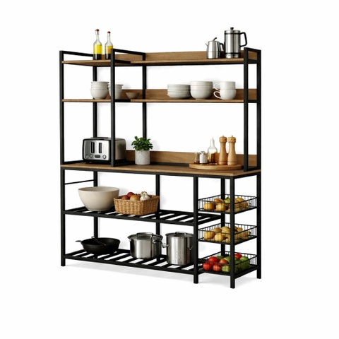 kệ pantry nhà bếp khung sắt