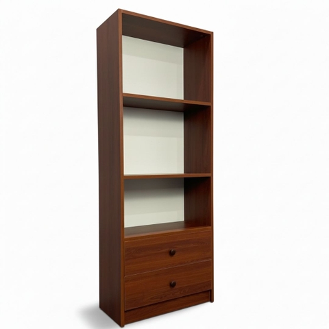 Kệ sách MDF phủ Melamine thiết kế hiện đại, nhiều tầng chứa, thương hiệu KN Home Decor.