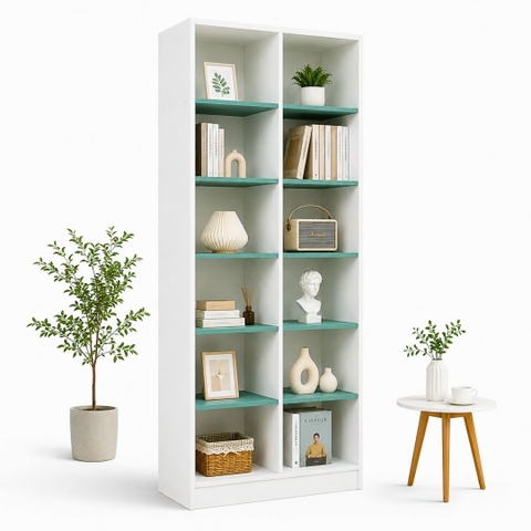 Kệ sách 80x30x180cm MDF phủ Melamine