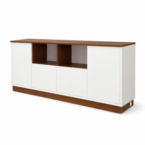 Kệ tivi MDF phủ melamine 160x30x70cm phong cách hiện đại