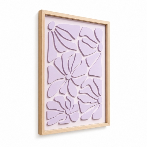 Tranh Decor gỗ thủ công Daisy 40x60cm