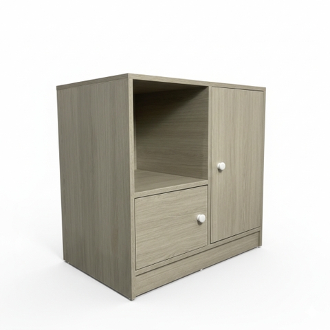 Tủ kệ để đồ gỗ MDF phủ melamine  phong cách hiện đại – KN Home Décor