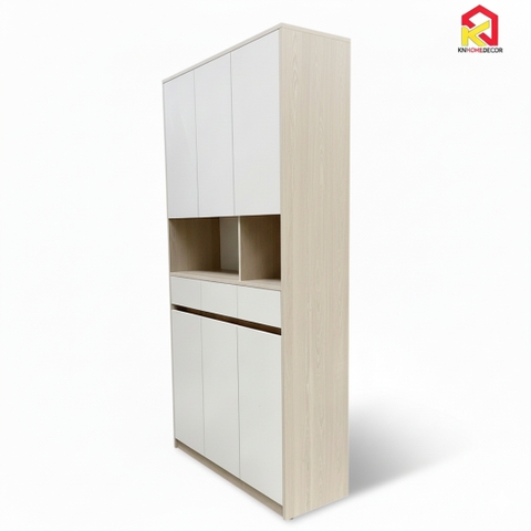 Tủ giày gỗ MDF phủ Melamine  hiện đại, thiết kế đa năng, nhiều kích thước, thương hiệu KN Home Decor.