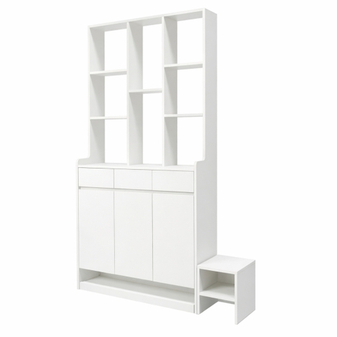 Tủ giày gỗ MDF KN Home Decor thiết kế cao kịch trần