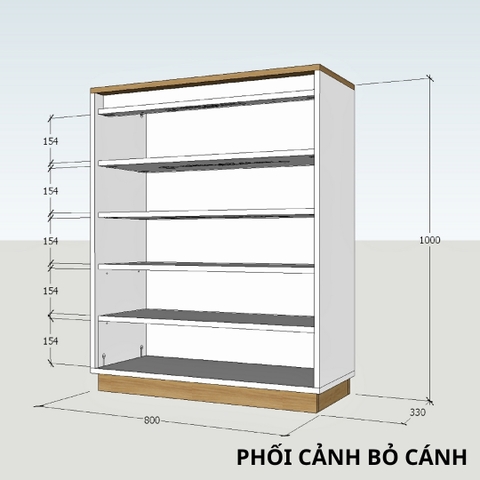 Tủ giày gỗ MDF phủ Melamine  hiện đại, thiết kế đa năng, nhiều kích thước, thương hiệu KN Home Decor.