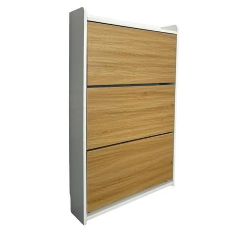 Tủ giày MDF phủ Melamine tích hợp phụ kiện thông minh, ngăn chứa linh hoạt, thiết kế hiện đại KN Home Decor.