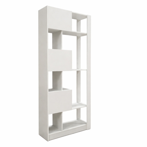 Tủ kệ sách gỗ MDF KN Home Decor thiết kế cao kịch trần