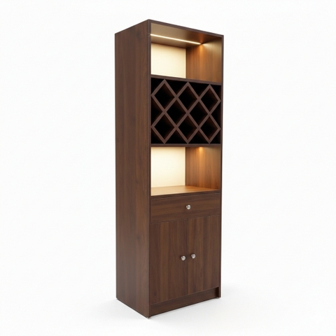 Tủ rượu MDF Melamine thiết kế hiện đại