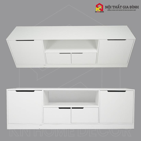 Kệ tivi MDF phủ Melamine 140cm MS41 thiết kế nhiều ngăn tiện dụng