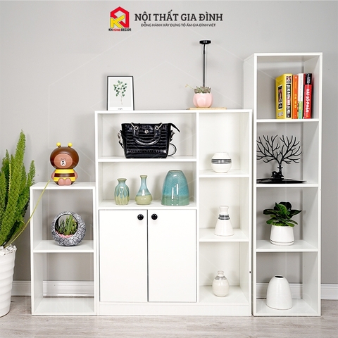 Tủ đa năng gỗ MDF phủ Melamine hiện đại, nhiều màu sắc và kích thước lựa chọn, thương hiệu KN Home Decor.