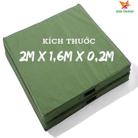 Nệm nhảy cao kích thước 2m x 1,6m x 0,2m