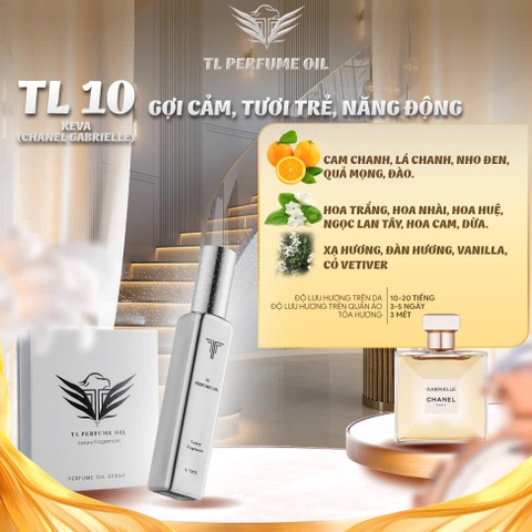 [Hương Nữ] Tinh Dầu Nước Hoa TL [TL10 - Chanel Gabrille]