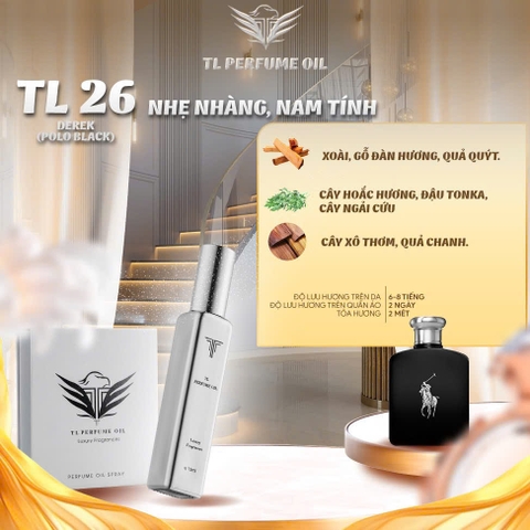 [Hương Nam] Tinh Dầu Nước Hoa TL [TL26 - Polo Black]