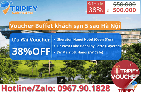 Voucher Buffet khách sạn 5 sao Hà Nội