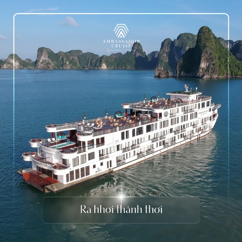 2 NGÀY 1 ĐÊM AMBASSADOR CRUISE HALONG BAY 5*