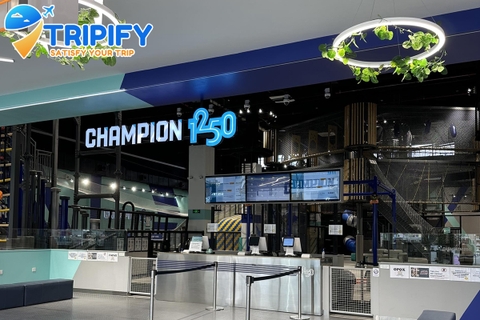 Vé Vào Cổng Khu Vui Chơi Champion 1250 Lotte Mall Tây Hồ