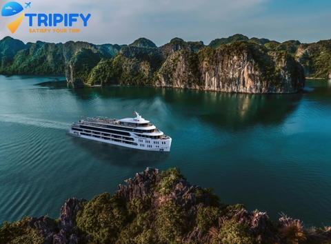 Tour Du Thuyền Luna Halong Cruise 5 Sao Cho Khách Đoàn 2025