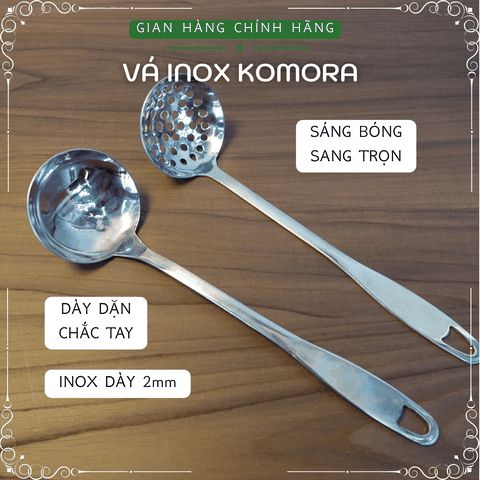 [1 Cái] Vá/Muôi Inox - Vá Lổ (25x6.5)