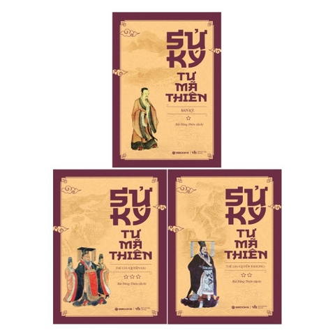 Boxset Ký sử Tư Mã Thiên (trọn bộ 3 tập)