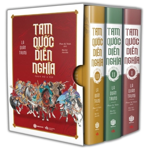 Boxset Tam Quốc Diễn Nghĩa trọn bộ 3 tập